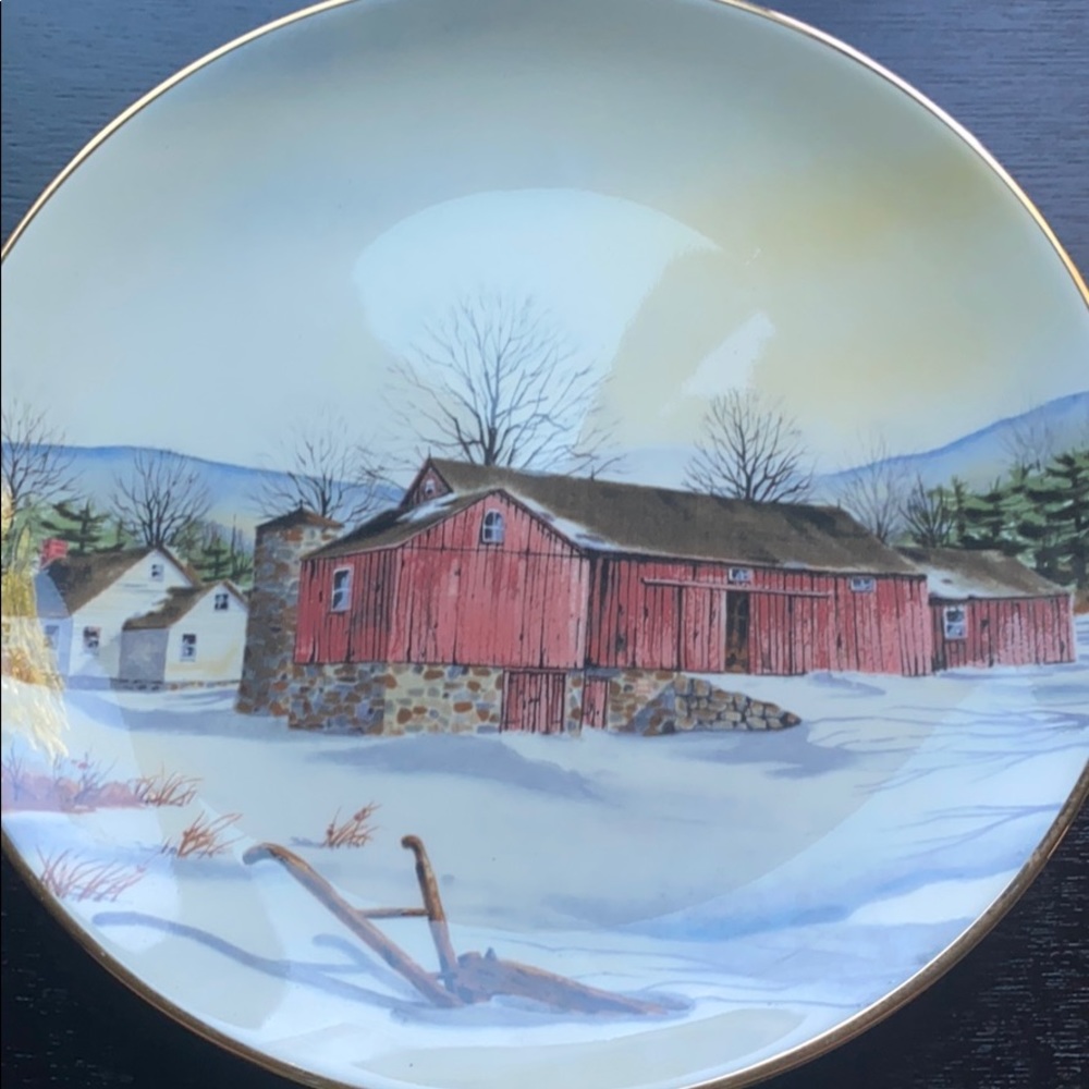 Vanishing American Barn - Connected Barn plate